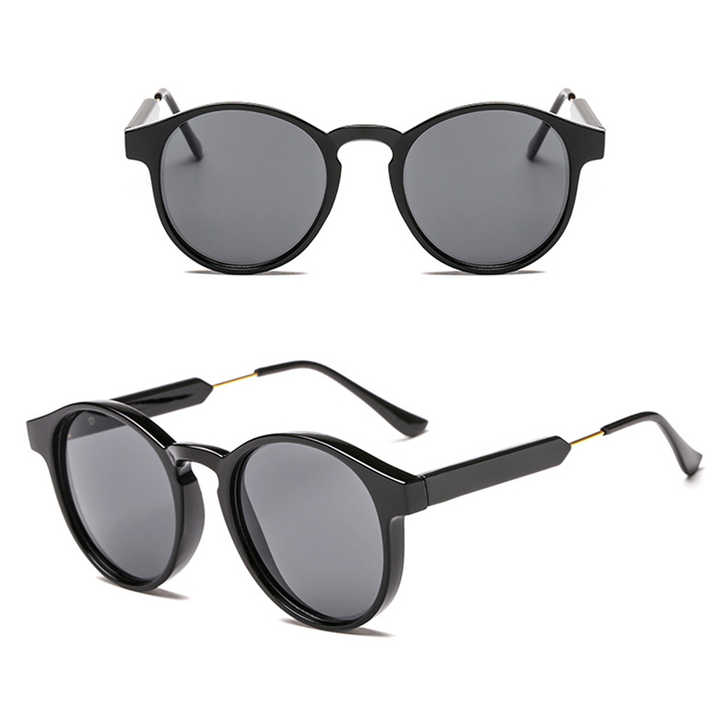 Lunettes de Soleil Rondes Transparentes Homme Femmes